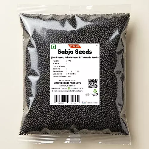 Sabja Seeds | Basil Seeds | Faluda Seeds & Tukmaria Seeds- 100g