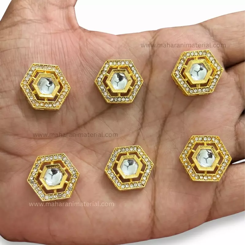 Diamond Kundan Hex
