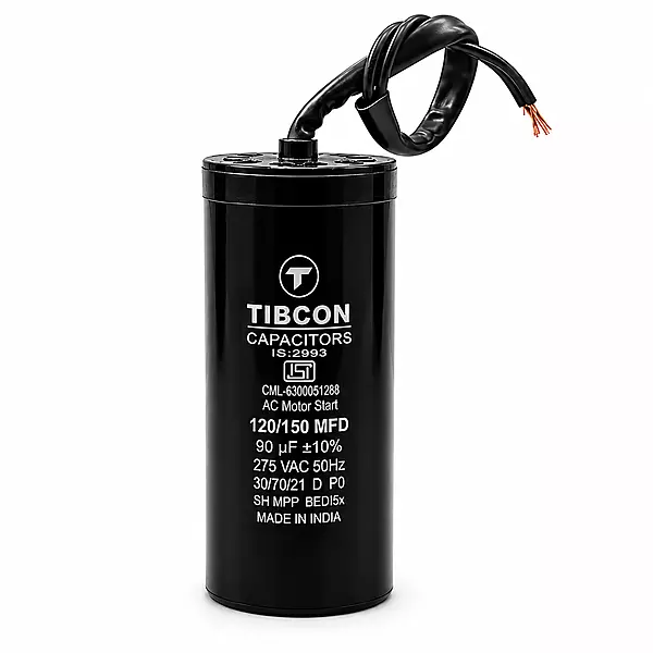 Tibcon 120-150 MFD 275 V Motor Starting Capacitor