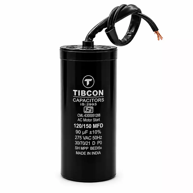 Tibcon 120-150 MFD 275 V Motor Starting Capacitor