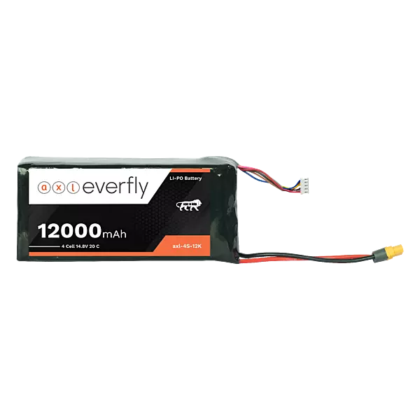 High Capacity 12000mAh 4S LiPo Battery for Drones