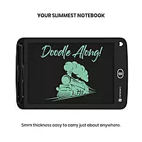 Portronics Ruffpad One is an 8.5" LCD writing pad that offers a transparent screen for easy note-taking and drawing. Lightweight and portable, it's perfect for students and professionals alike.