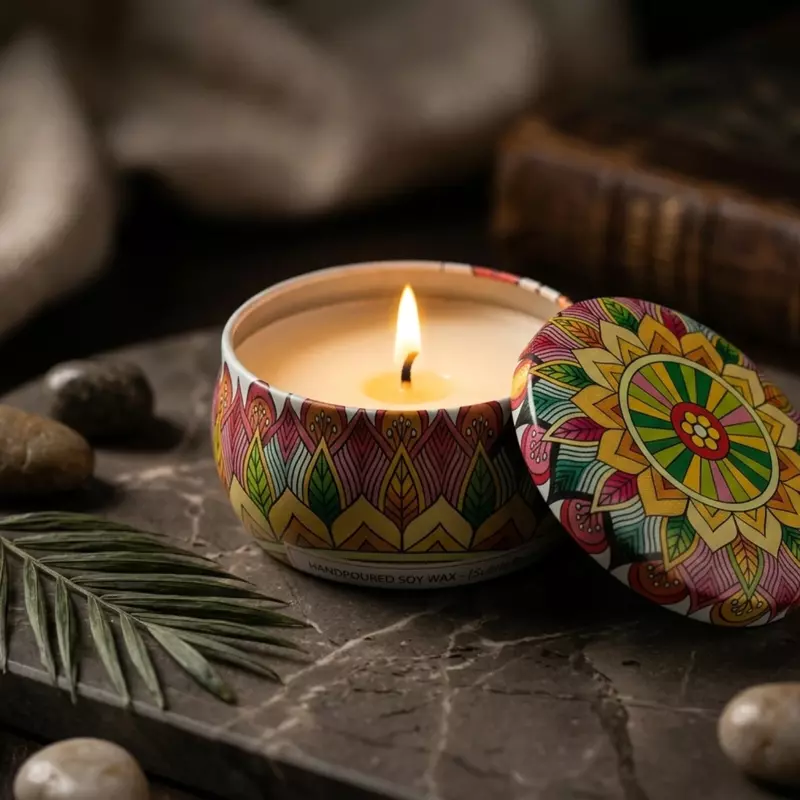 Mandala Scented Candle