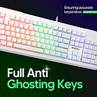 Coconut Storm Mechanical Gaming Keyboard – Black | RGB Lighting | Sleek Design | Customizable for Ultimate Gaming Immersion | 1 Year Warranty