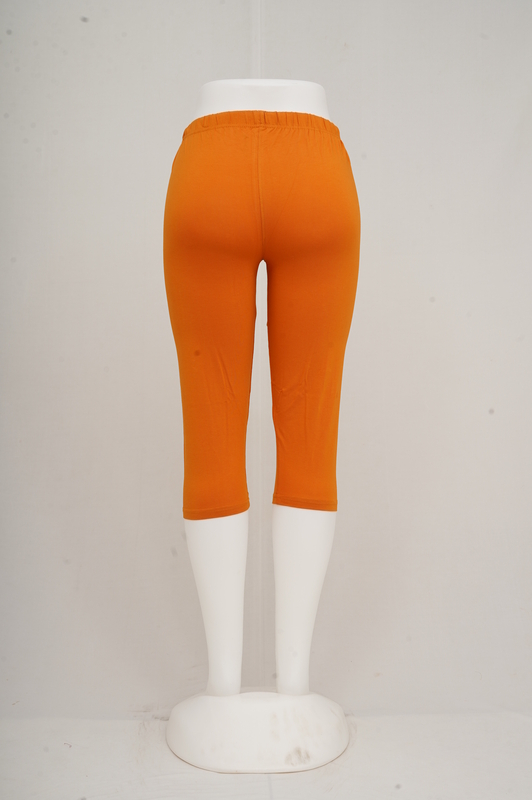 Women Golden Yellow Capri