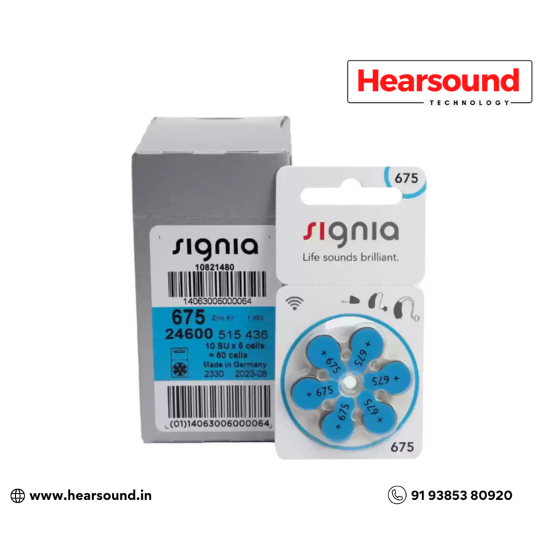 Signia Batteries - 675 Signia Batteries - 675