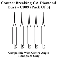 Pivo Contact Breaking Contra-Angle Diamond Bur CA-CB09 Pack of 5