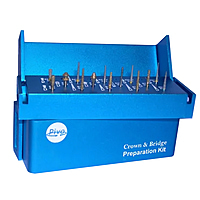 Pivo Crown & Bridge Preparation Airotor Burs Kit Set of 14