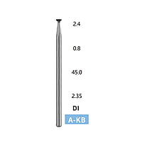 Labodent Double Inverted Cone HP Diamond Bur A-KB – Pack of 5