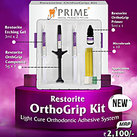 Prime Dental Restorite OrthoGrip Light Cure Orthodontic Adhesive Kit