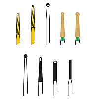 Pivo Inlay Onlay Preparation Airotor Diamond Burs Kit Set of 10
