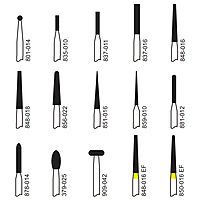 Pivo Best All-Round Airotor Burs Kit Set of 15