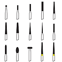 Pivo Best All-Round Airotor Burs Kit Set of 15