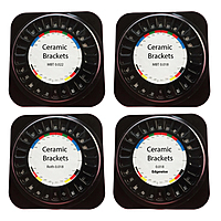 Ceramic Bracket Kits for Orthodontic Treatment – MBT, Roth & Edgewise