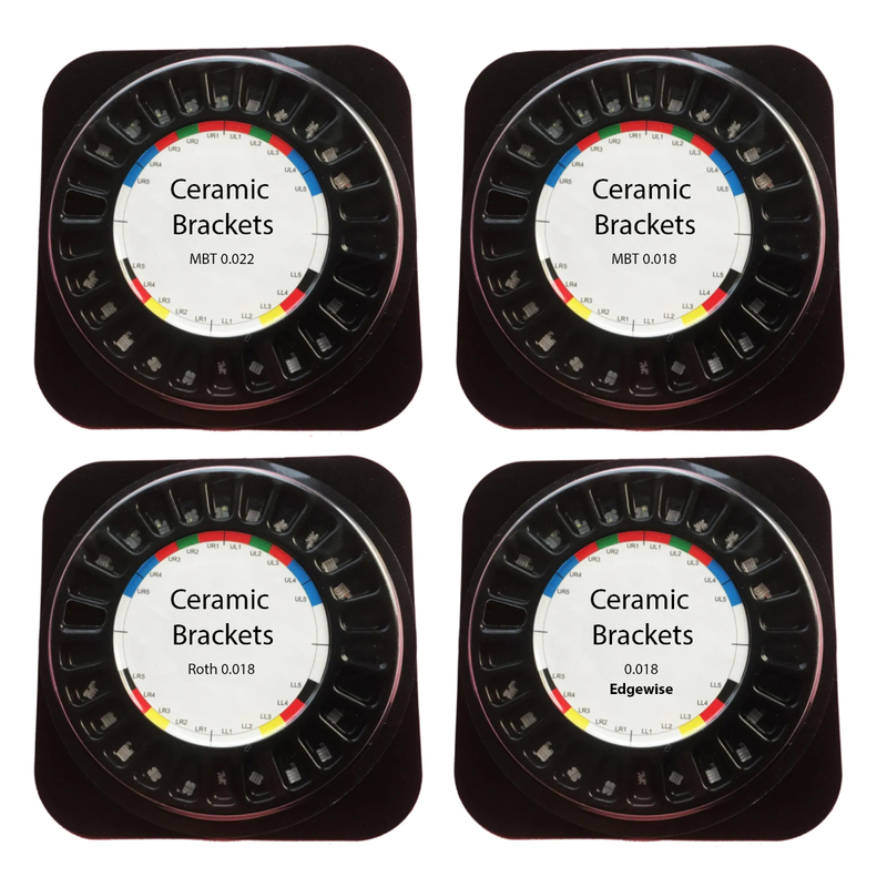 Ceramic Bracket Kits for Orthodontic Treatment – MBT, Roth & Edgewise