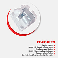 Phyx Nova Flow Ceramic Self-Ligating Brackets