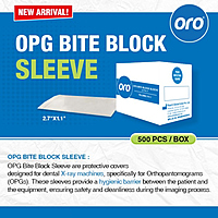 Oro OPG Bite Block Sleeves 2.7 × 1.1 Inch – Pack of 500