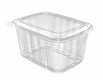 PET Hinged Containers: TB 750/1400