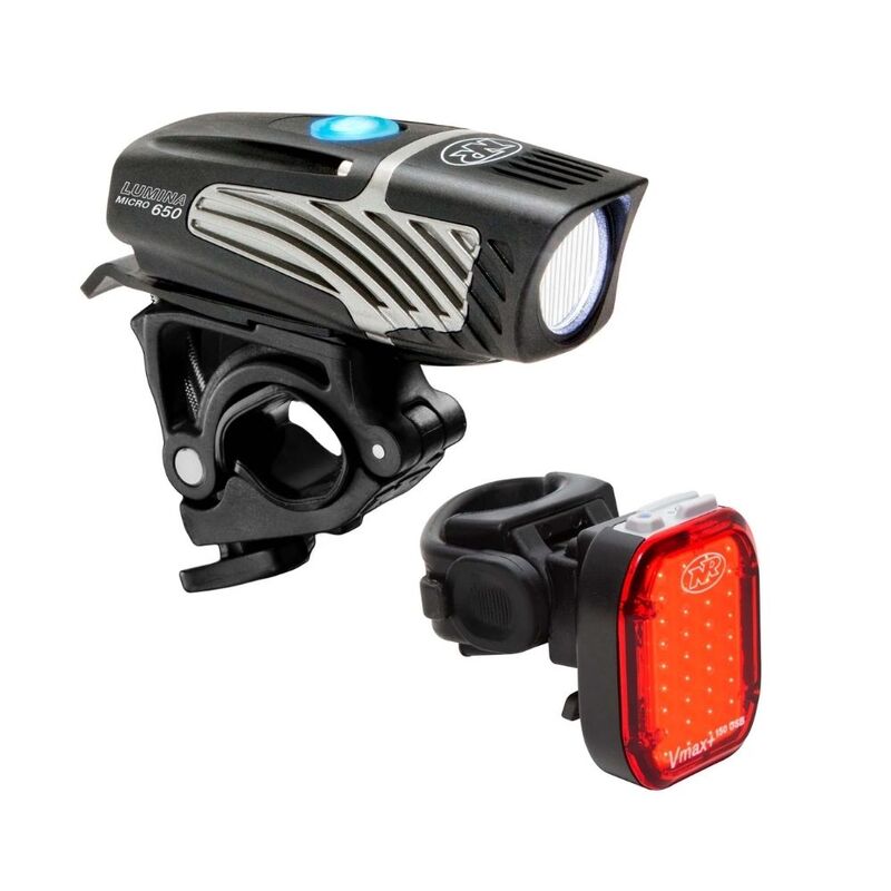 NiteRider Lumina Micro 650 & Vmax 150 Combo Front & Rear Light Set