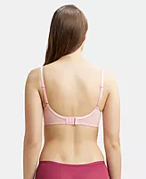 Jockey Wirefree Non Padded Super Combed Cotton Elastane Stretch Full Coverage Everyday Bra with Contoured Shaper Panel and Adjustable Straps - 1250