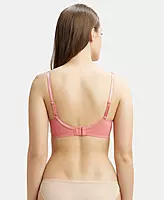 Jockey Wirefree Non Padded Super Combed Cotton Elastane Stretch Full Coverage Everyday Bra with Contoured Shaper Panel and Adjustable Straps - 1250