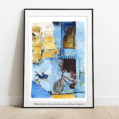 Depths Of Blue-Art No. 126/2023 Depths Of Blue-Art No. 126/2023