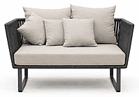 Delta Two Seater Outdoor Bench