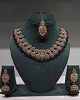 Kundan Stone Necklace Set