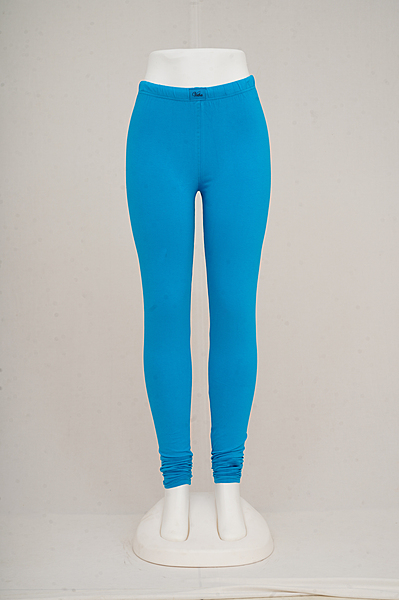 Women Turquoise Churidar Leggings