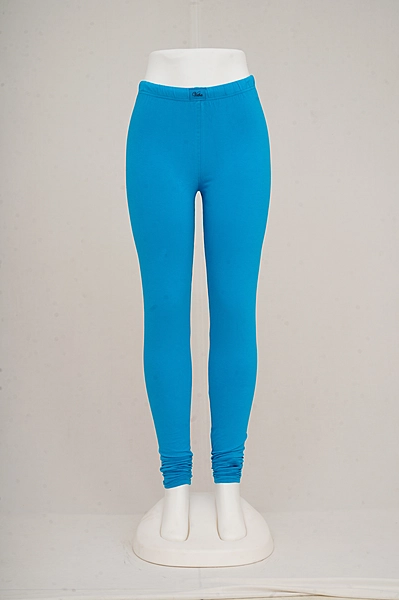 Women Turquoise Churidar Leggings