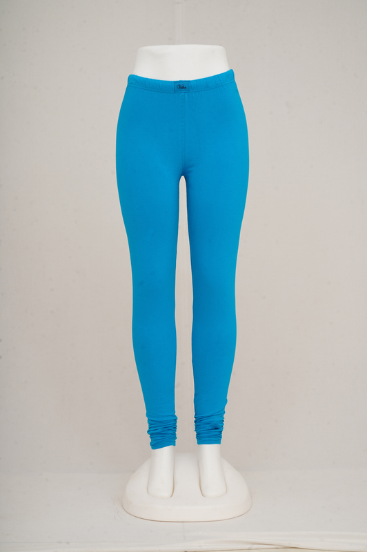 Women Turquoise Churidar Leggings