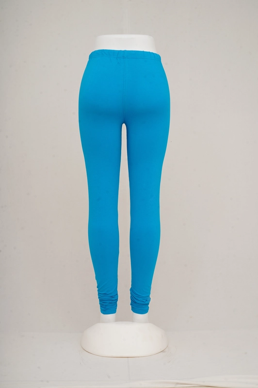 Women Turquoise Churidar Leggings