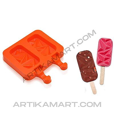 Silicon Mold Cake Sickle Diamond - 2 Cavity - 40-50g Silicon Mold Cake Sickle Diamond - 2 Cavity - 40-50g