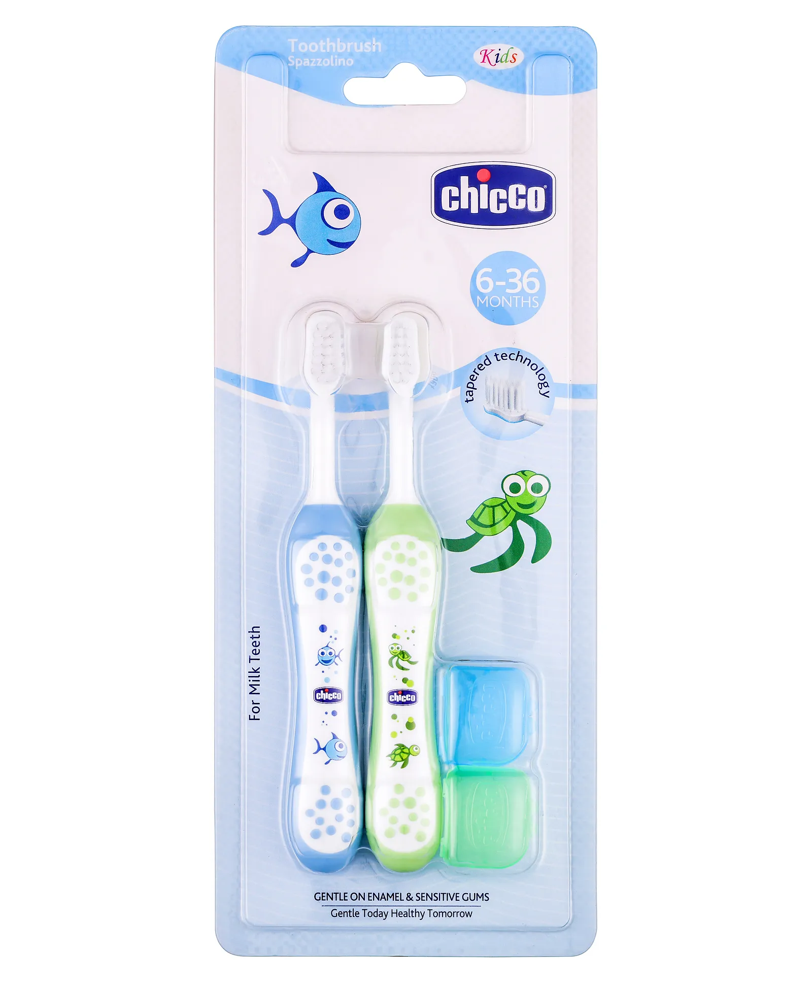Chicco Ultra Soft Bristles Toothbrush Set Pack of 2