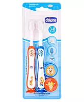 Chicco Ultra Soft Bristles Toothbrush Set 3Y-8Y Pack of 2