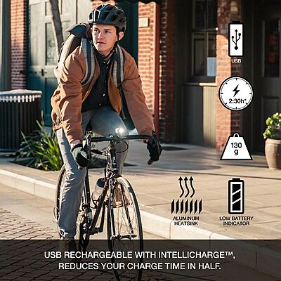 NiteRider Lumina Micro 650 & Vmax 150 Combo Front & Rear Light Set