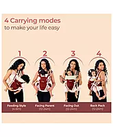 LuvLap Toddler Elegant Baby Carrier With 4 Carry Positions, For 4 To 24 Months Baby