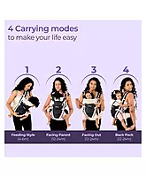 LuvLap Toddler Elegant Baby Carrier With 4 Carry Positions, For 4 To 24 Months Baby