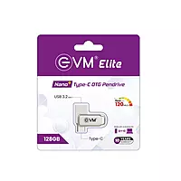 EVM 128GB Elite Nano Plus Type-C USB 3.2 Pendrive - EVM-EEPOT/128GB