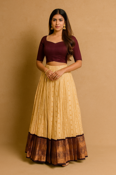 Panchali (38 Size) - Traditional Lehenga THAT175