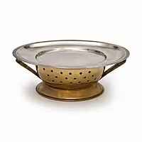 SNACKS WARMER OVEL BL PLATTER