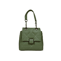 Quilted Crossbody Bag with Adjustable Strap