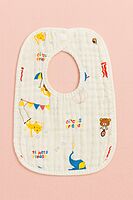 Crinkled Muslin Baby Bibs – Pack of 3 | Assorted Designs