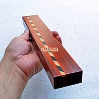 Padauk Wood Chinese Paperweight 12 Inch