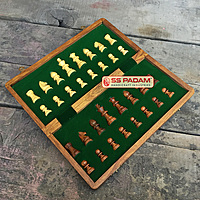 Wooden Magnetic Foldable Chess Set