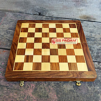 Wooden Magnetic Foldable Chess Set