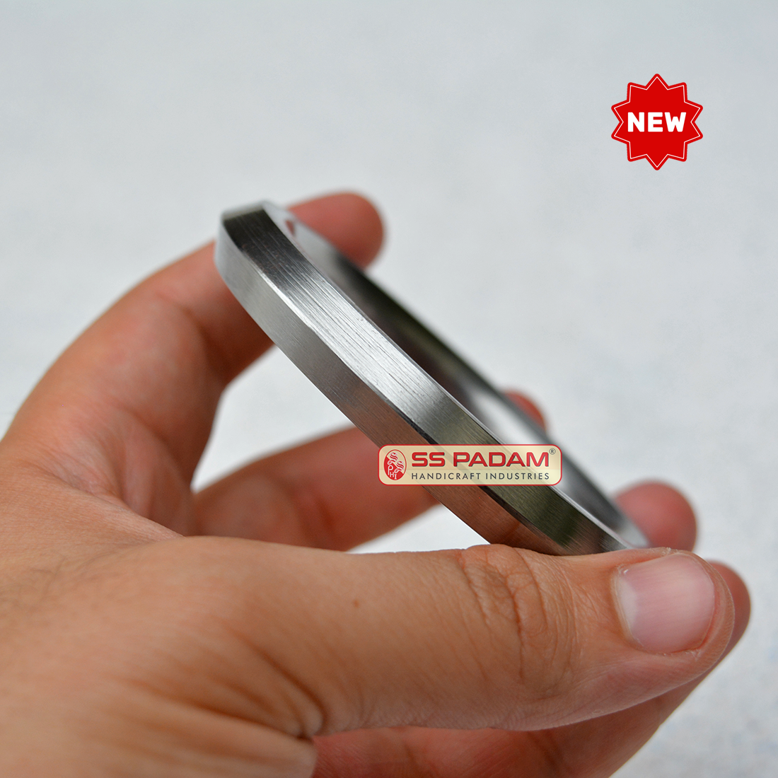 12mm Heavy Iron Sarbloh Sharp Punjabi Kada for Men