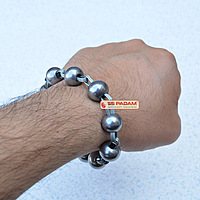 12mm Iron Sarbloh Beads Simarna Bracelet
