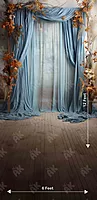 Blue Drape Floral