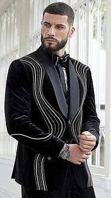 Sovereign Wave Embroidered Tuxedo